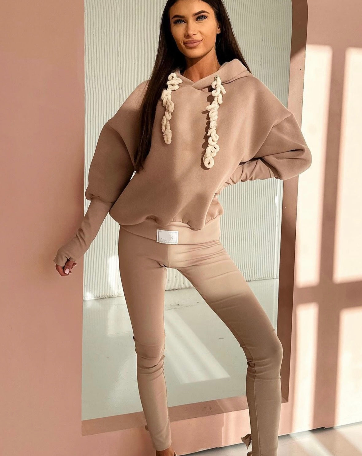 MEGAN two piece set beige
