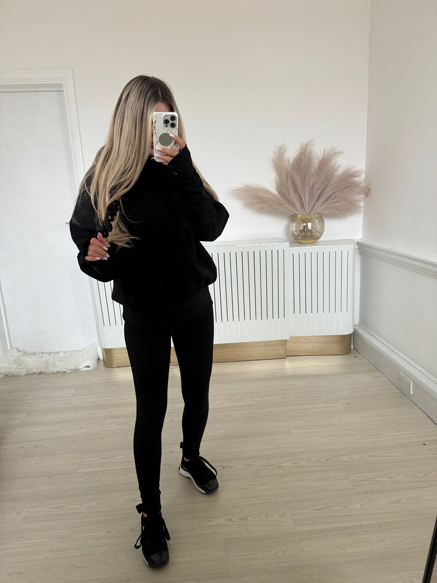 MEGAN two piece set black