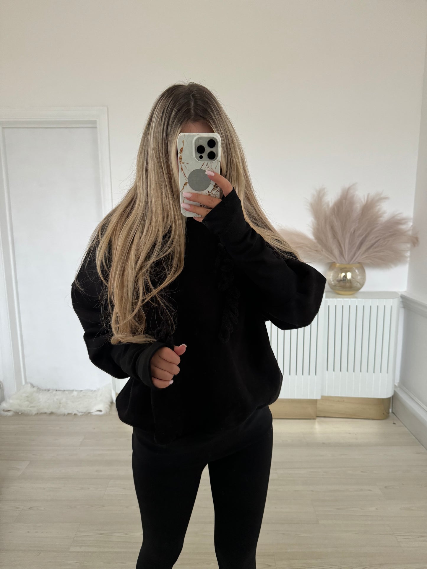 MEGAN two piece set black