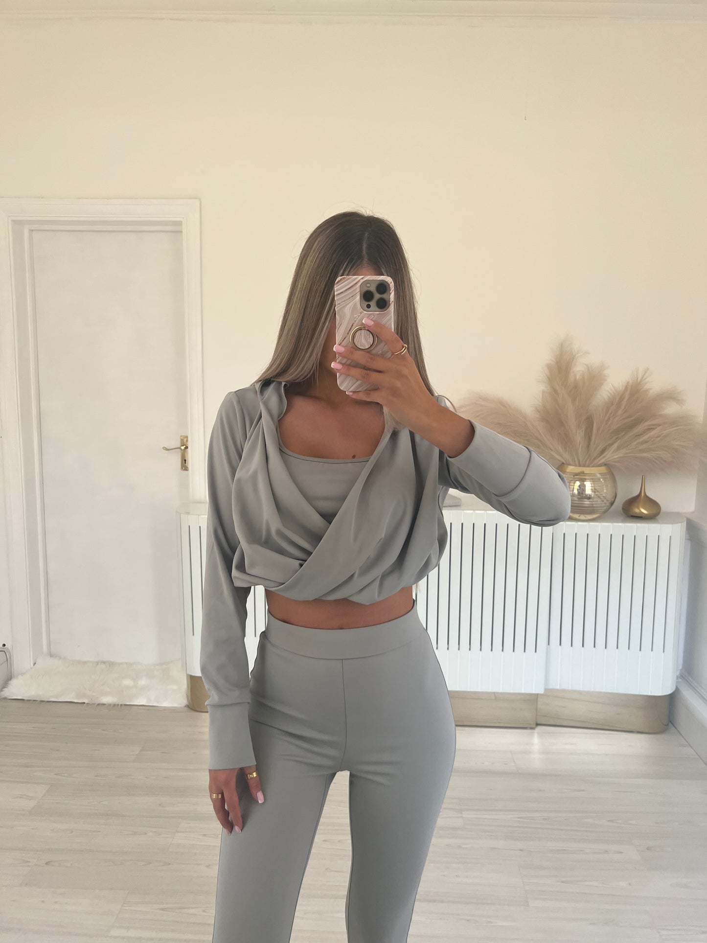 Wrap JACKET grey