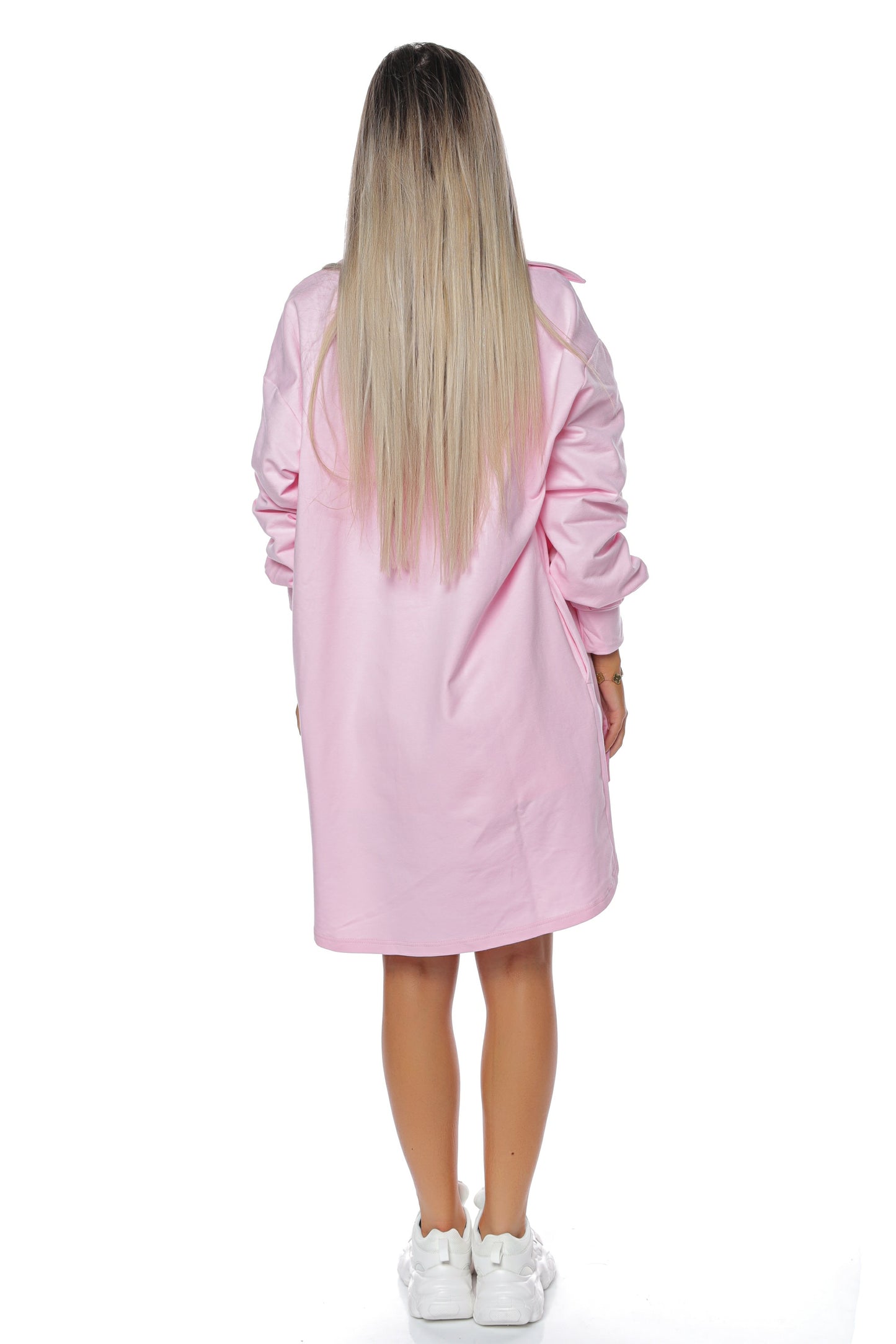 Baby pink shorts three piece set