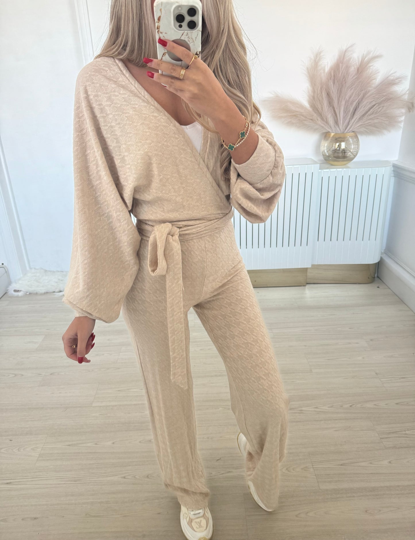 Two piece set beige