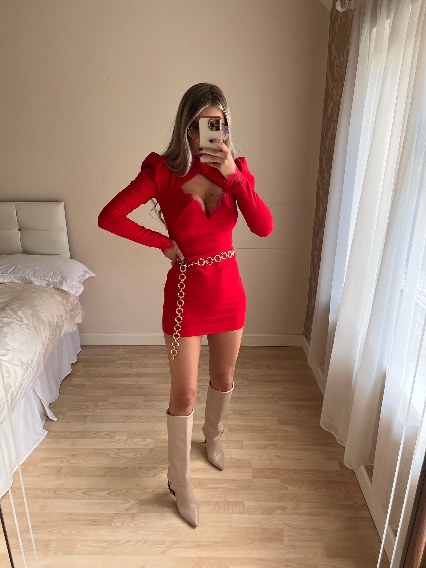 Dakota red dress
